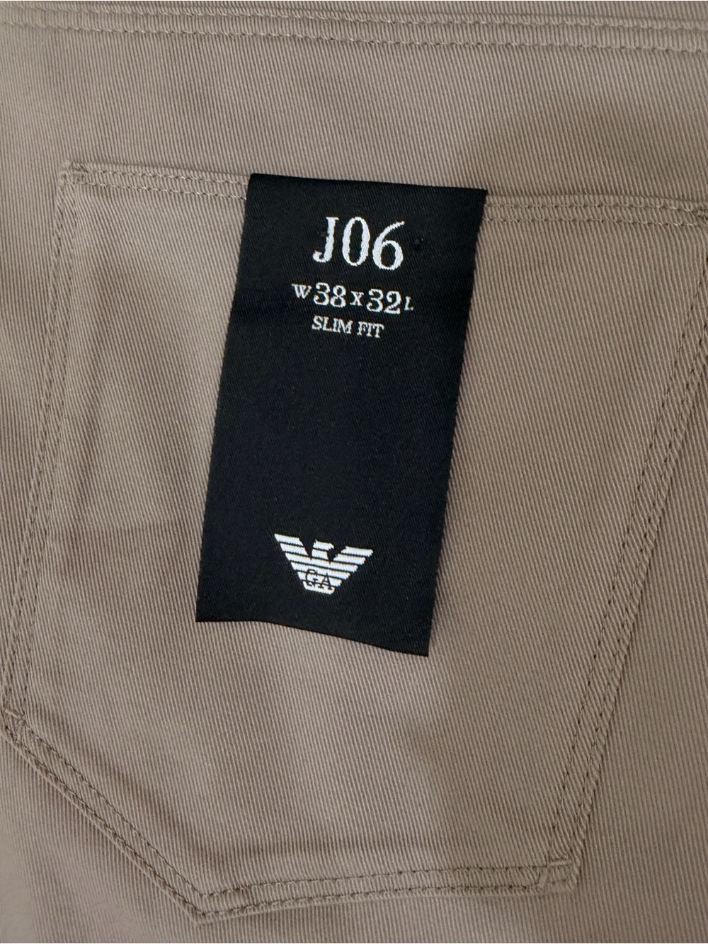 Emporio Armani Essential Pants - Taupe